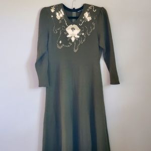 Vintage sweater dress